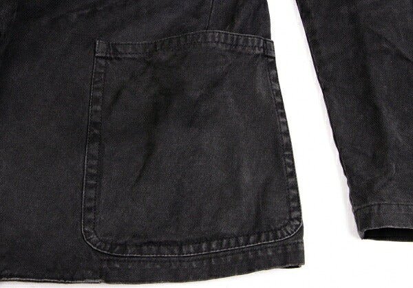 Yohji Yamamoto POUR HOMME 06SS Cotton Jacket Charcoal Size 2