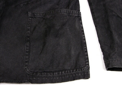 Yohji Yamamoto POUR HOMME 06SS Cotton Jacket Charcoal Size 2