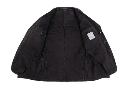 Yohji Yamamoto POUR HOMME 06SS Cotton Jacket Charcoal Size 2
