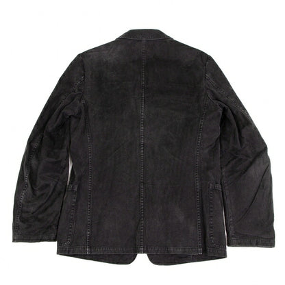 Yohji Yamamoto POUR HOMME 06SS Cotton Jacket Charcoal Size 2