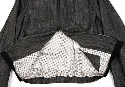 ARMANI COLLEZIONI Patterned Zip Jacket Gray Size EU46/US36
