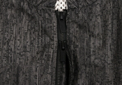 ARMANI COLLEZIONI Patterned Zip Jacket Gray Size EU46/US36