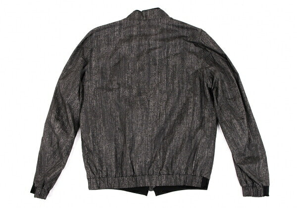 ARMANI COLLEZIONI Patterned Zip Jacket Gray Size EU46/US36