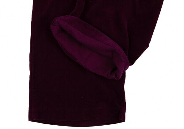 COMME des GARCONS Belted Velour Wide Pants Wine Size M