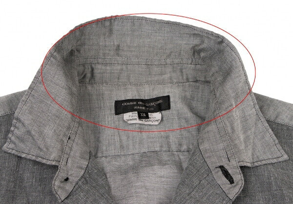 COMME des GARCONS HOMME PLUS Crazy Shirt Gray Size XS