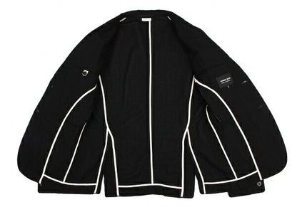 COMME des GARCONS HOMME DEUX Black Pocket Jacket Size XS