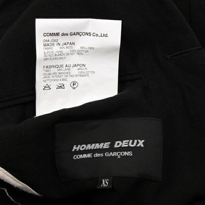 COMME des GARCONS HOMME DEUX Black Pocket Jacket Size XS