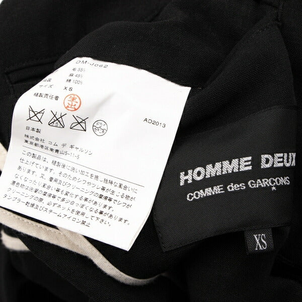 COMME des GARCONS HOMME DEUX Black Pocket Jacket Size XS