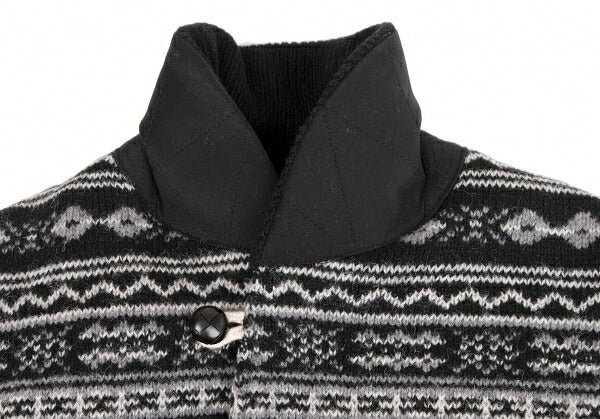 gim x COMME des GARCONS HOMME Nordic Padded Knit Jacket Size S