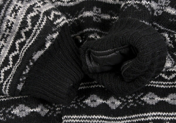 gim x COMME des GARCONS HOMME Nordic Padded Knit Jacket Size S