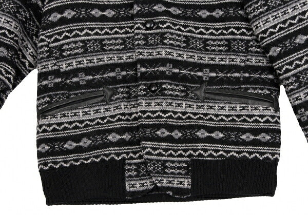 gim x COMME des GARCONS HOMME Nordic Padded Knit Jacket Size S