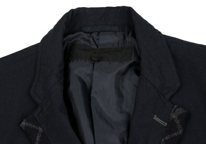 COMME des GARCONS HOMME Knit Piping Jacket Navy Size XS