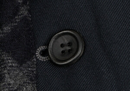 COMME des GARCONS HOMME Knit Piping Jacket Navy Size XS