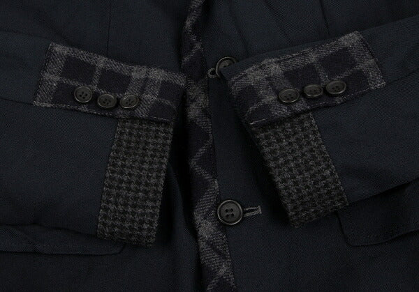 COMME des GARCONS HOMME Knit Piping Jacket Navy Size XS