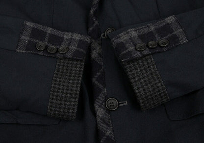 COMME des GARCONS HOMME Knit Piping Jacket Navy Size XS
