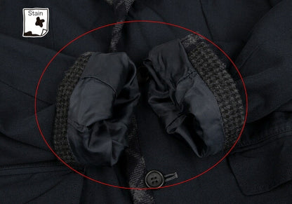 COMME des GARCONS HOMME Knit Piping Jacket Navy Size XS