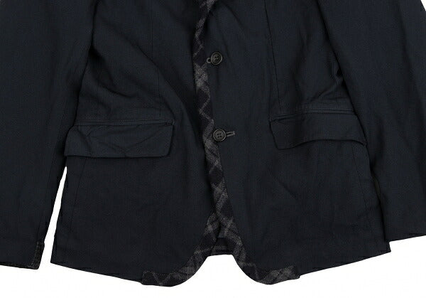 COMME des GARCONS HOMME Knit Piping Jacket Navy Size XS