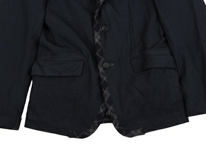 COMME des GARCONS HOMME Knit Piping Jacket Navy Size XS