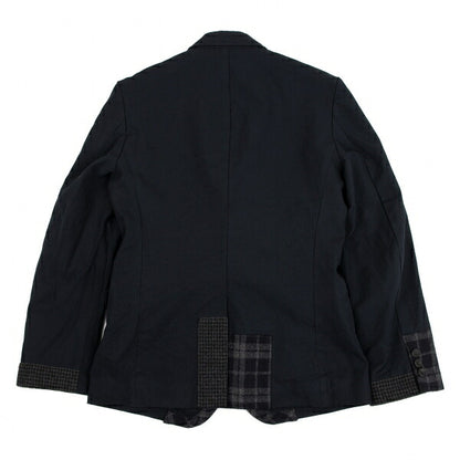 COMME des GARCONS HOMME Knit Piping Jacket Navy Size XS