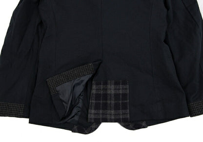 COMME des GARCONS HOMME Knit Piping Jacket Navy Size XS