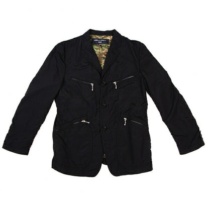 COMME des GARCONS HOMME Puckering Nylon Jacket Black Size XS