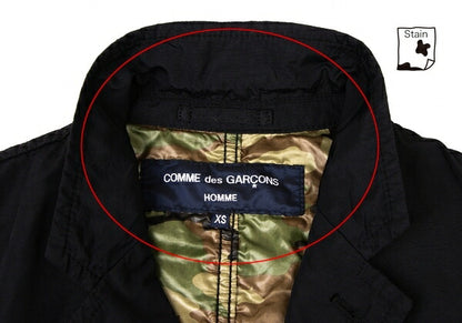 COMME des GARCONS HOMME Puckering Nylon Jacket Black Size XS
