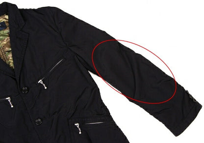 COMME des GARCONS HOMME Puckering Nylon Jacket Black Size XS