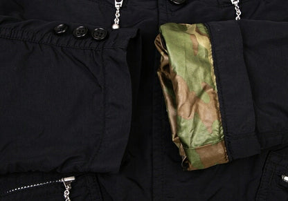 COMME des GARCONS HOMME Puckering Nylon Jacket Black Size XS