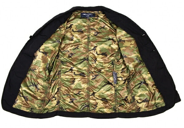 COMME des GARCONS HOMME Puckering Nylon Jacket Black Size XS