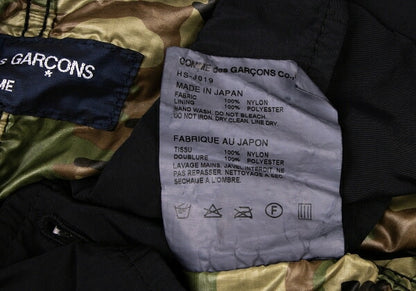 COMME des GARCONS HOMME Puckering Nylon Jacket Black Size XS