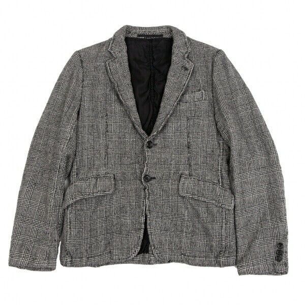 COMME des GARCONS HOMME Glen Check Jacket Black Size XS
