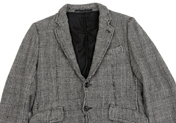 COMME des GARCONS HOMME Glen Check Jacket Black Size XS