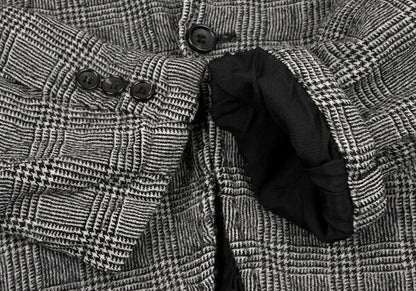 COMME des GARCONS HOMME Glen Check Jacket Black Size XS