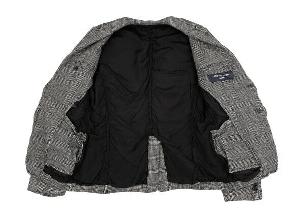 COMME des GARCONS HOMME Glen Check Jacket Black Size XS
