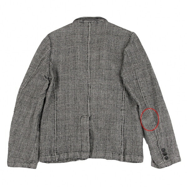 COMME des GARCONS HOMME Glen Check Jacket Black Size XS