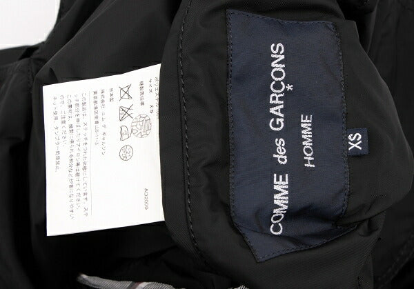 COMME des GARCONS HOMME Puckering Poly Jacket Black Size XS