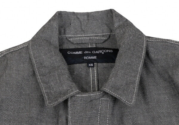 COMME des GARCONS HOMME Garment Dyed Zip Jacket Gray Size XS