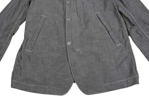 COMME des GARCONS HOMME Garment Dyed Zip Jacket Gray Size XS