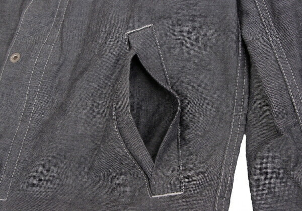 COMME des GARCONS HOMME Garment Dyed Zip Jacket Gray Size XS