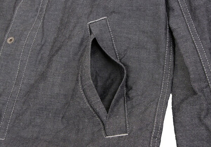 COMME des GARCONS HOMME Garment Dyed Zip Jacket Gray Size XS