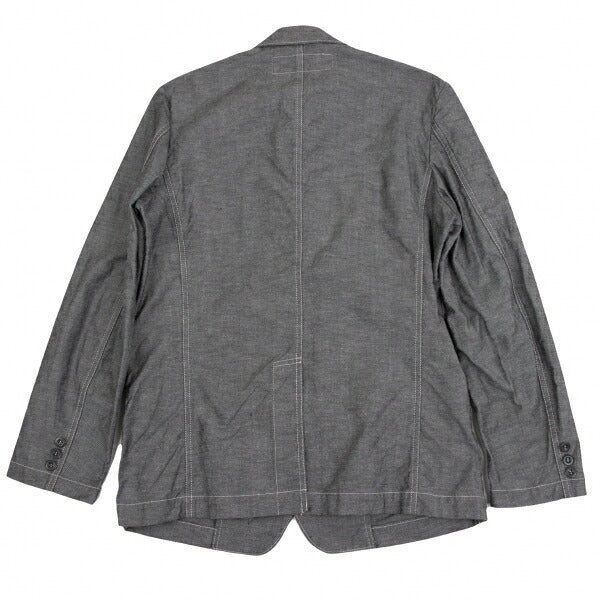 COMME des GARCONS HOMME Garment Dyed Zip Jacket Gray Size XS