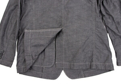 COMME des GARCONS HOMME Garment Dyed Zip Jacket Gray Size XS
