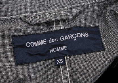 COMME des GARCONS HOMME Garment Dyed Zip Jacket Gray Size XS