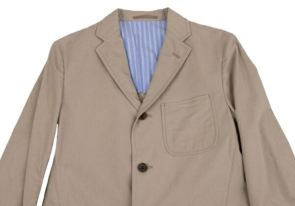 COMME des GARCONS HOMME Cotton Linen Jacket Beige Size XS