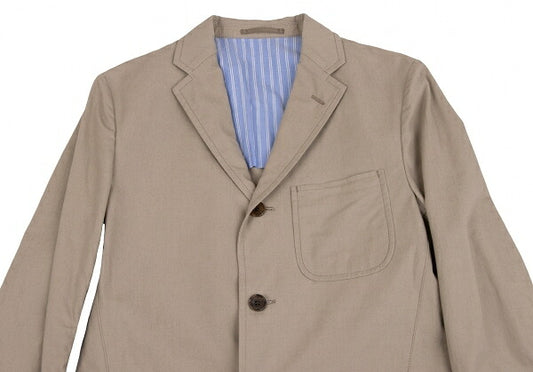 COMME des GARCONS HOMME Cotton Linen Jacket Beige Size XS