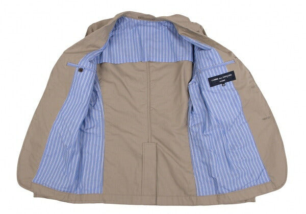COMME des GARCONS HOMME Cotton Linen Jacket Beige Size XS