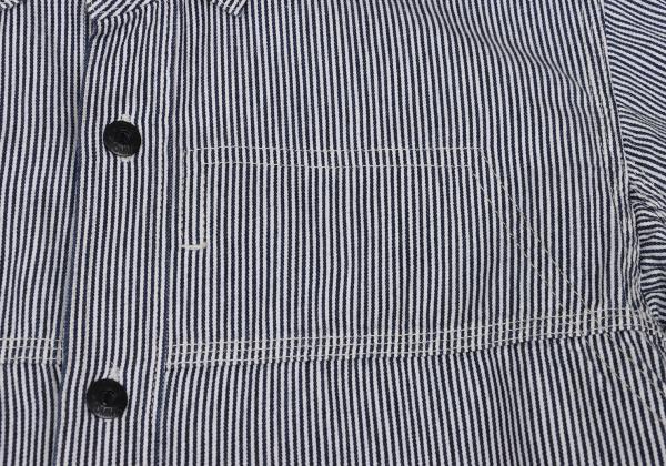 COMME des GARCONS HOMME Hickory Stripe Shirt Blue Size XS