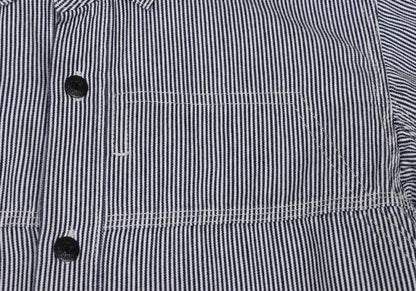 COMME des GARCONS HOMME Hickory Stripe Shirt Blue Size XS