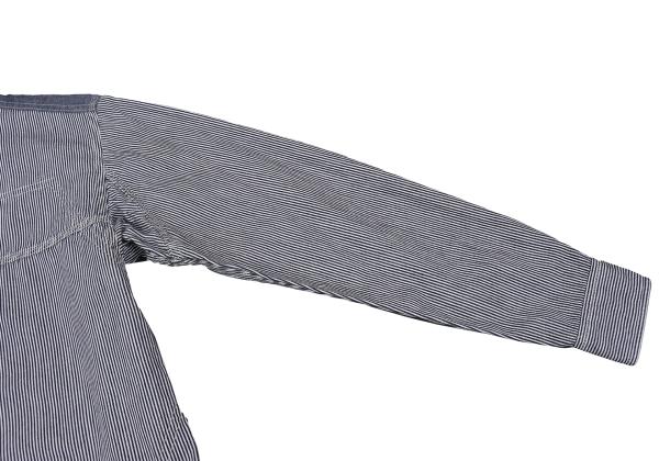 COMME des GARCONS HOMME Hickory Stripe Shirt Blue Size XS