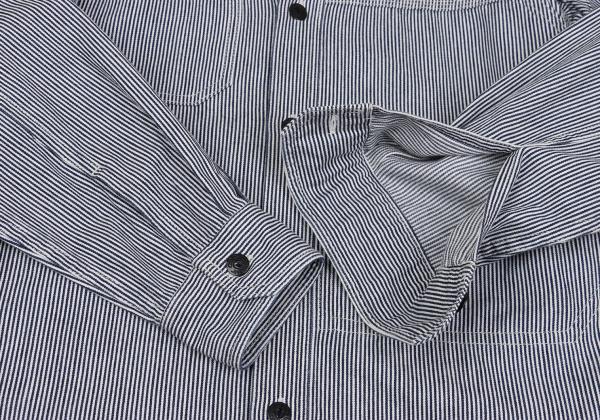 COMME des GARCONS HOMME Hickory Stripe Shirt Blue Size XS